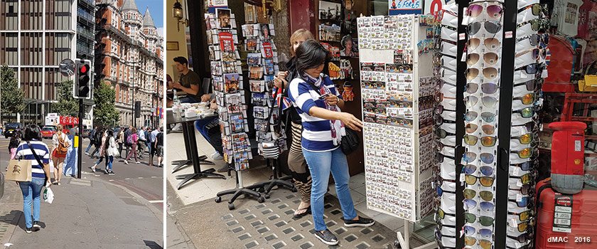 Shinta buying souvenirs